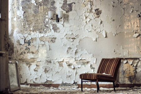 의자, 방, 벽