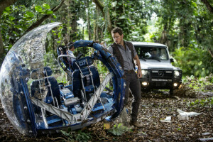 Chris Pratt, Fiksi, bingkai, Dunia Jurassic