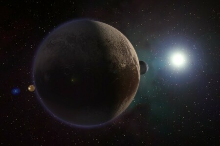 Charon, ดาวเคราะห์, พลูโต, ช่องว่าง