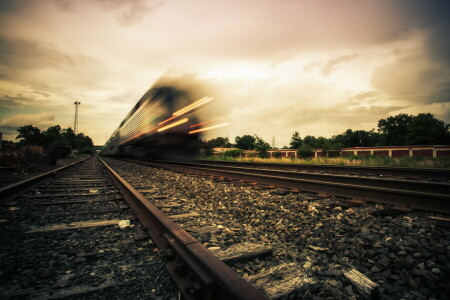 철도, 속도, 기차