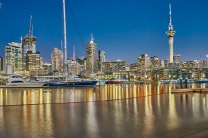 Auckland, bangunan, Pelabuhan, rumah, Selandia Baru, gedung pencakar langit, Marina Westhaven, kapal pesiar
