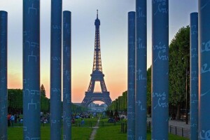 menara Eiffel, Perancis, Paris, Tembok perdamaian