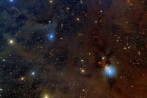 在星座中, 星云, NGC1333, 英仙座, 反映