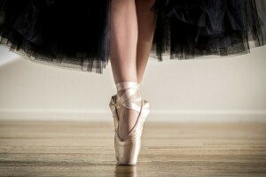 芭蕾舞演员, 脚, 足尖鞋, 短裙
