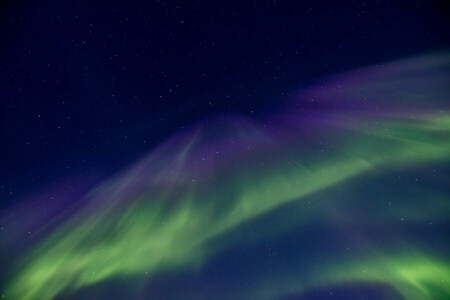 aurora borealis, Cahaya utara, bintang, langit
