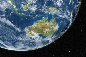 Châu Úc, Trái đất, Hành tinh