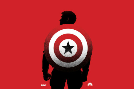 Latar Belakang, Kapten Amerika, komik, Keajaiban, merah, melindungi, Steve Rogers