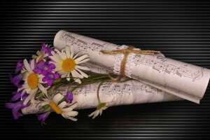 chuông, những bông hoa, ghi chú, ảnh Elena Anikina, Cuộc sống tĩnh lặng