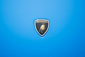 Năm 1968, Tự động, màu xanh da trời, xe hơi, Cổ điển, Lamborghini, Logo, Máy móc
