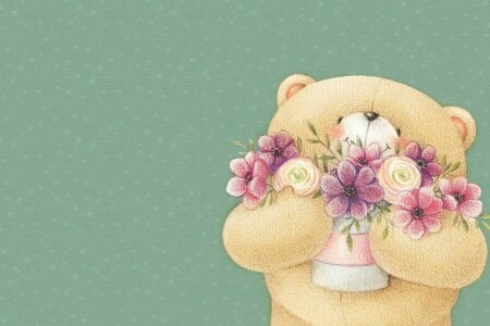 무리, 미술, 곰, 어린이, 영원히 친구 Deckchair 곰, 기분, 미소