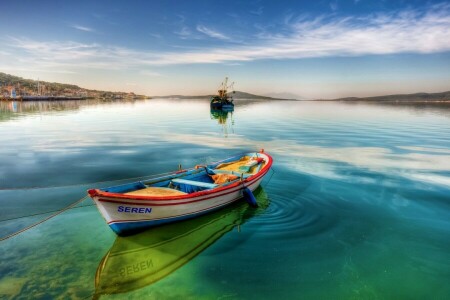 ボート, 自然, 水