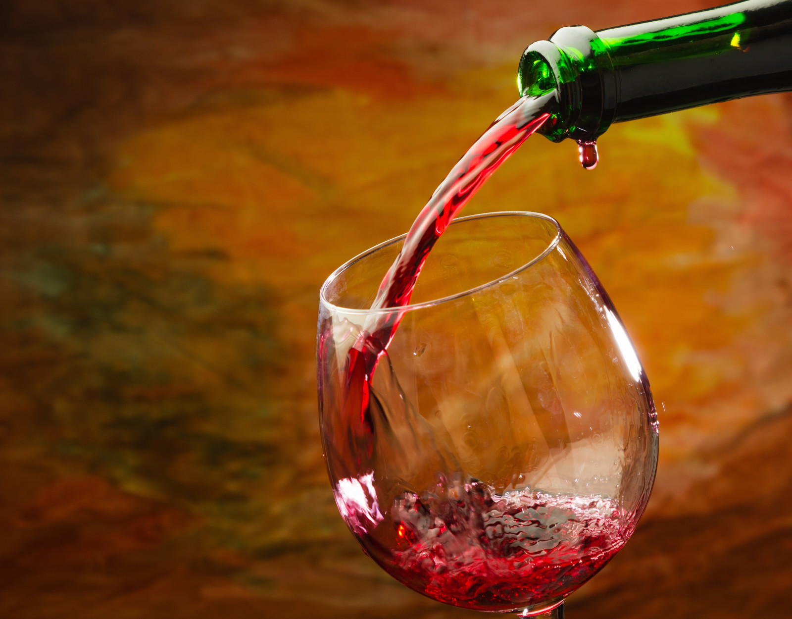 红色, 玻璃, 葡萄酒, 瓶子