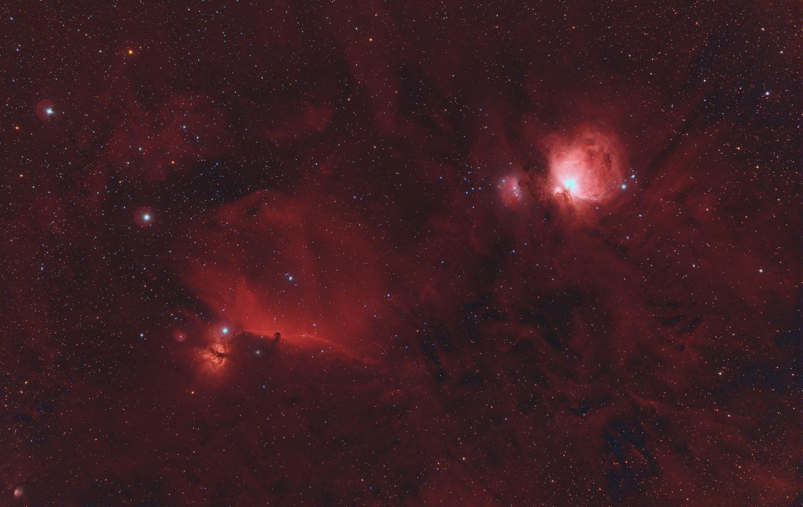 ruang, bintang, nebula Orion