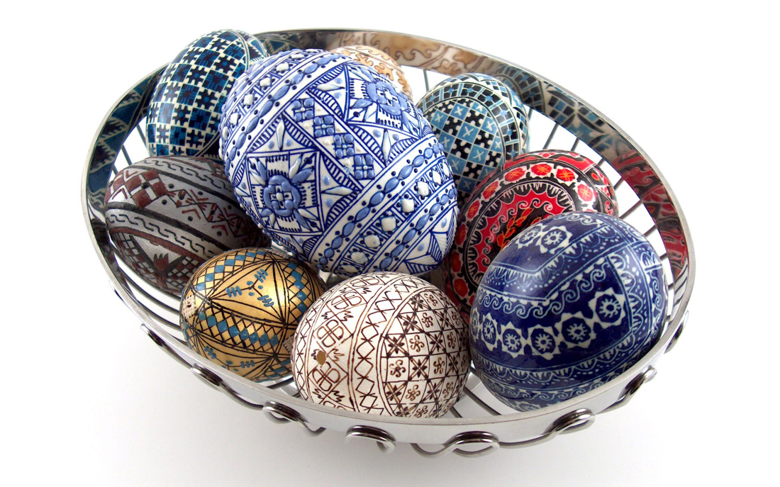 蛋, 篮, 复活节, 皮桑卡