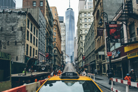 1WTC, 建物, 生活, マンハッタン, ニューヨーク, 1世界貿易センター, OWTC, 人