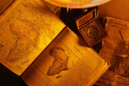 アフリカ大陸, 本, 古い, 論文