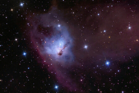 星座で, 星雲, NGC 1788, オリオン, 反映する