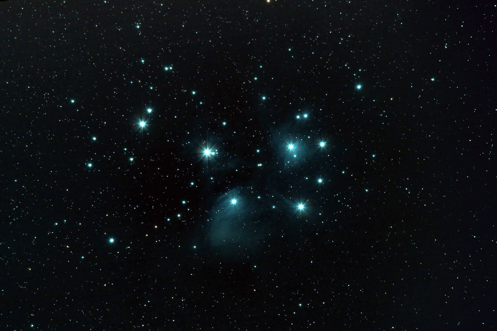 M45, 일곱 자매, 플레이아데스, 스타 클러스터