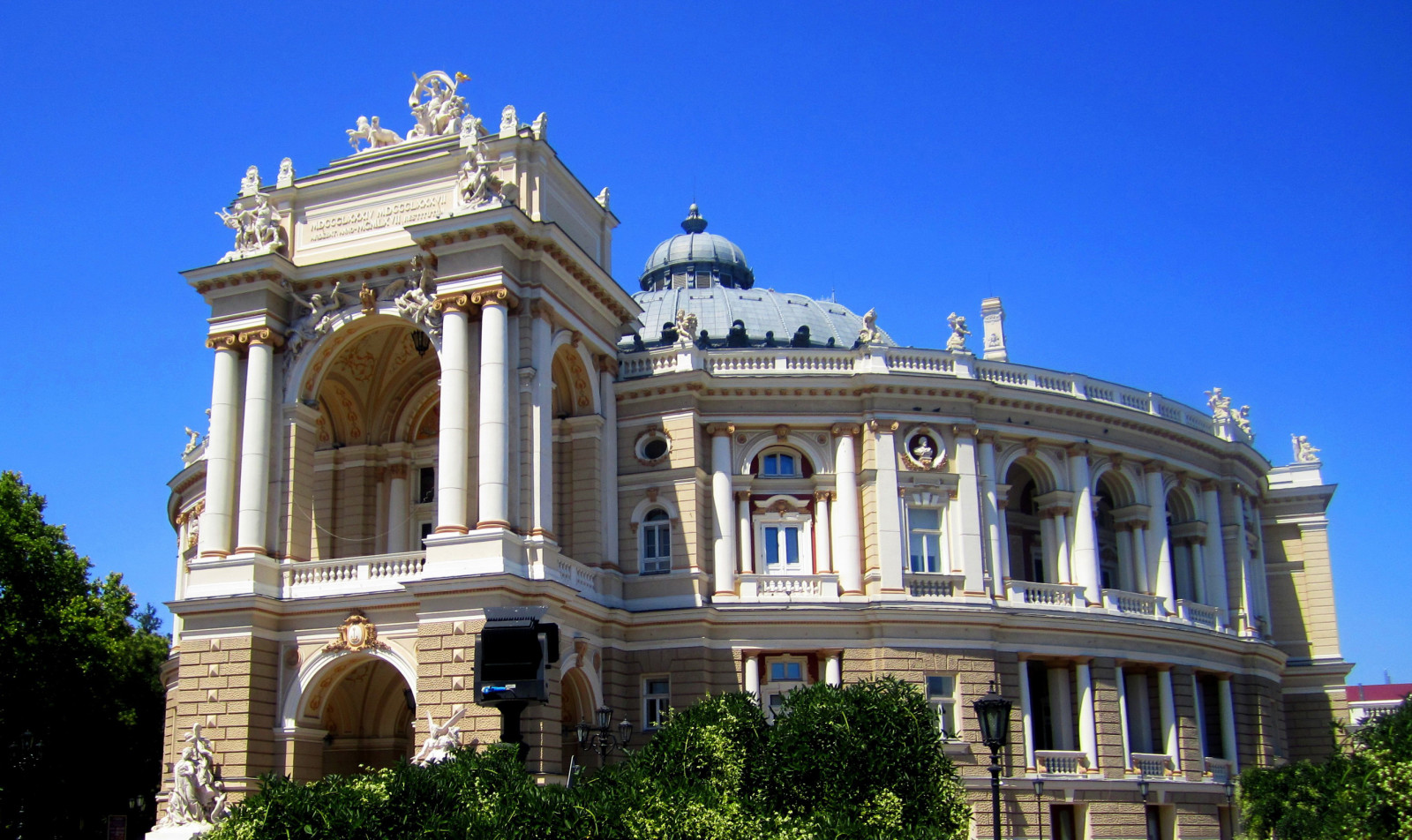 건물, 건축물, 우크라이나, 궁전, 극장, 오데사, 오페라와 발레 극장
