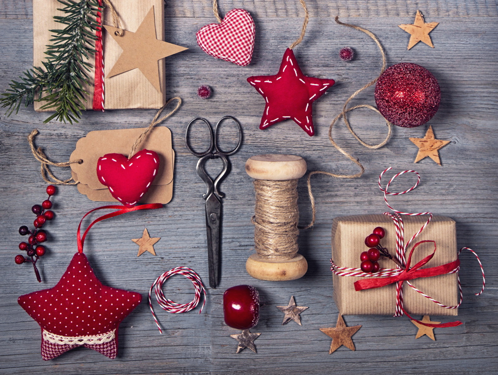 Năm mới, Giáng sinh, gỗ, trang trí, Chúc mừng, những món quà, Giáng sinh, cổ điển