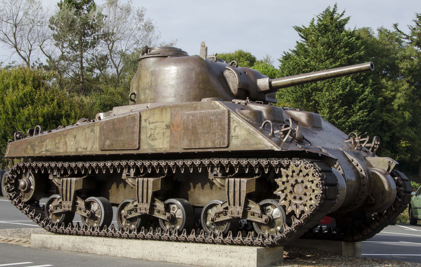 Perang, tangki, Rata-rata, Kedua, Sherman, Dunia, M4A4, Titik