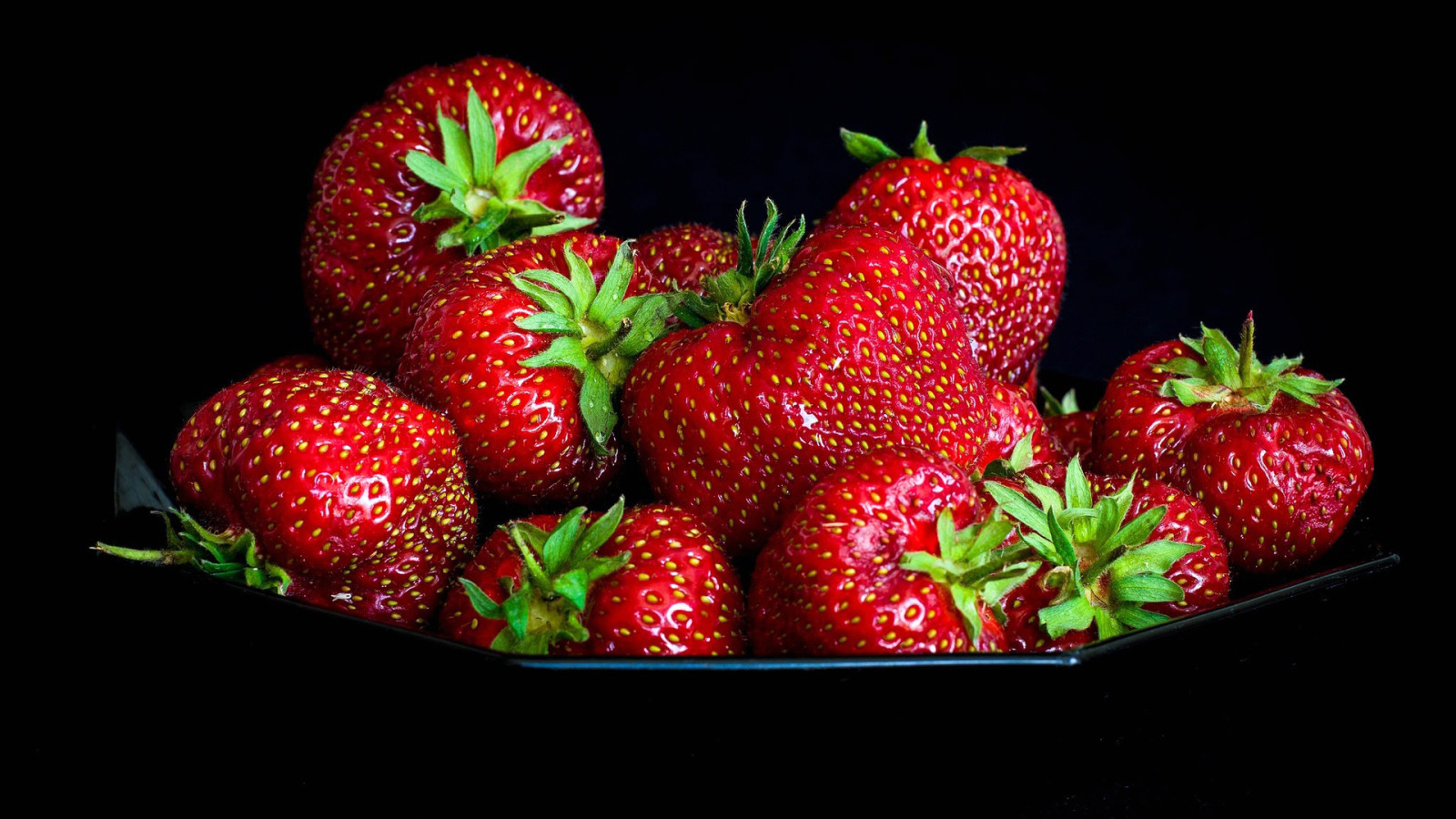 盘子, 草莓, 收获, 浆果, 草莓