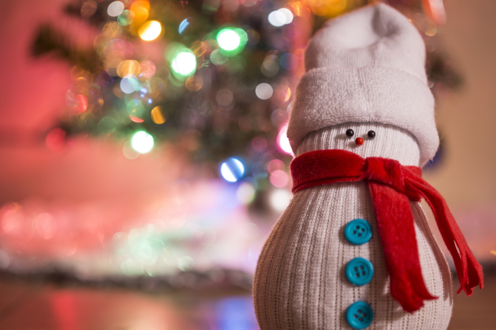 나무, 휴일, 눈사람, 장난감