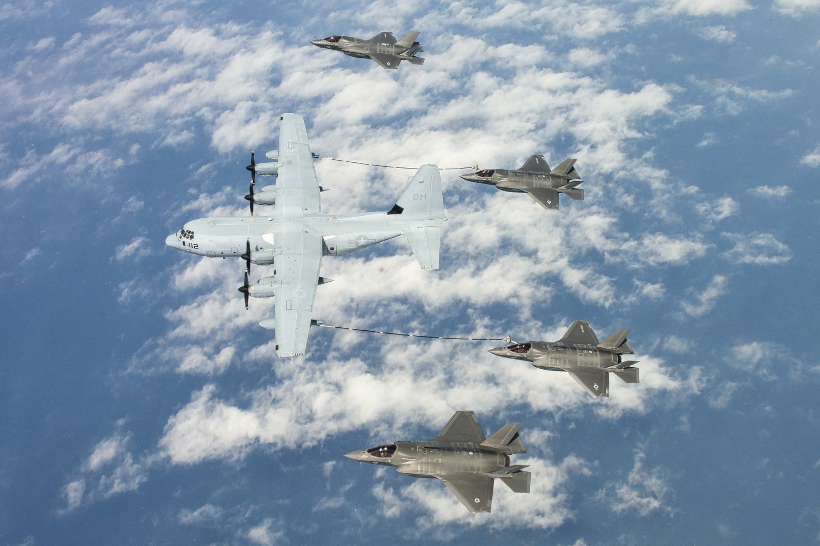 비행기, 전투기, 마리화나 담배, 군 수송, F-35B, 슈퍼 헤라클레스, C-130J