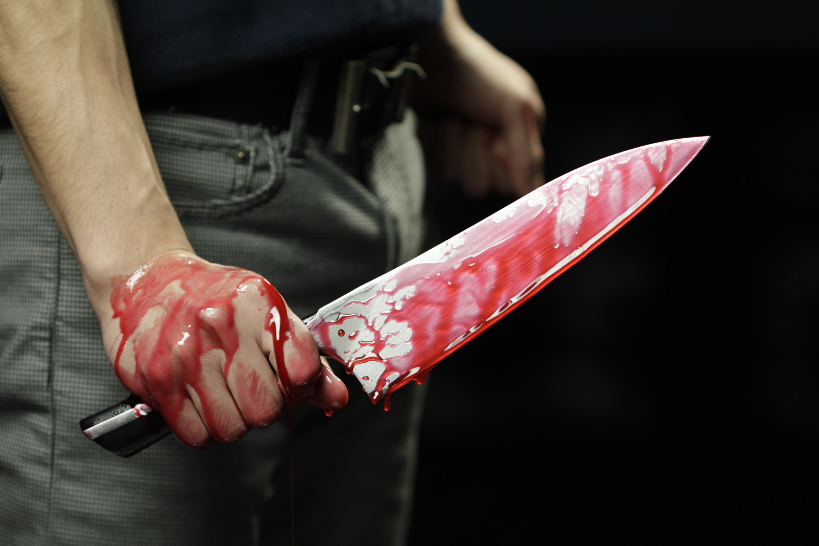 tangan, darah, pisau