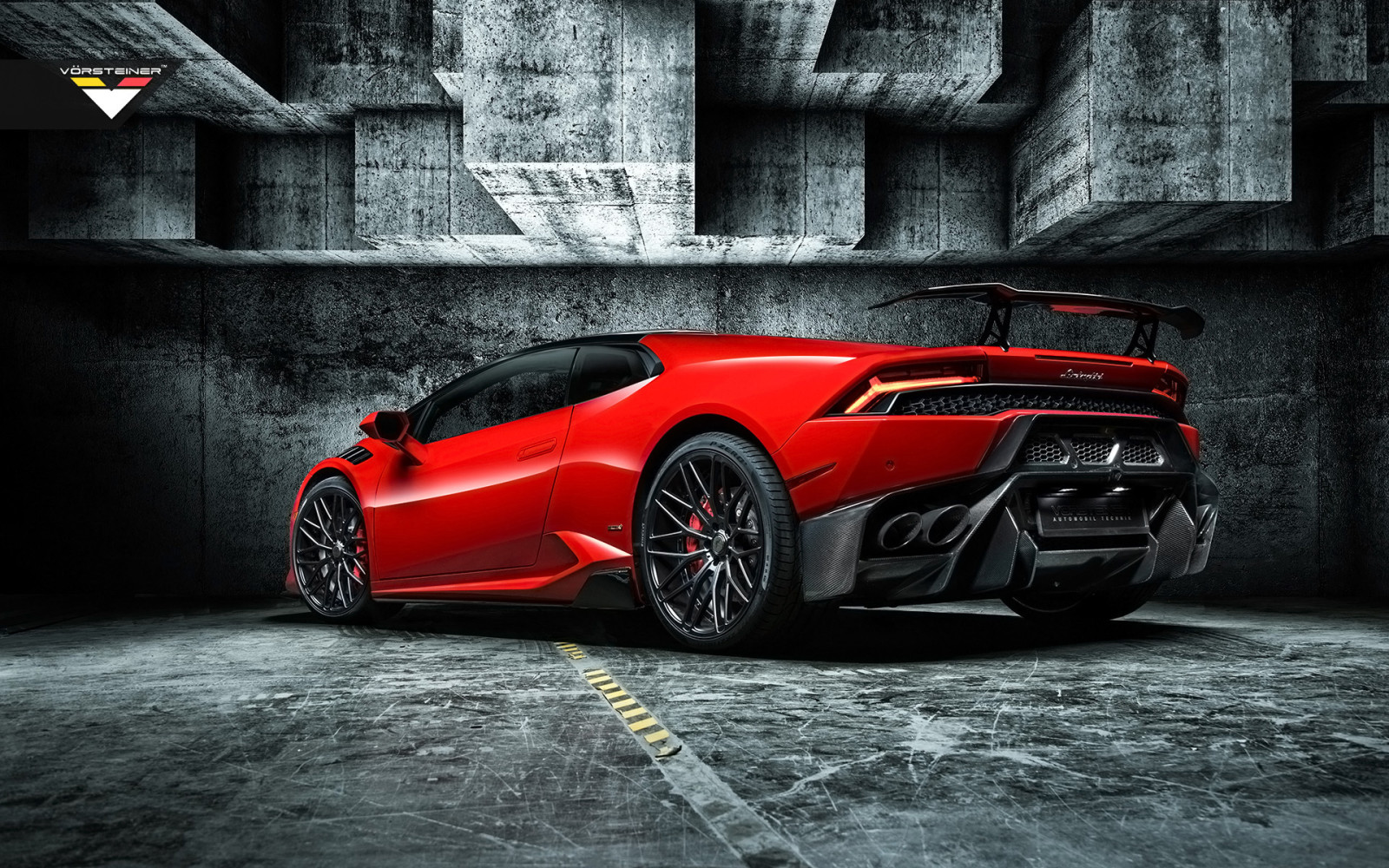 Lamborghini, มุมมองด้านหลัง, Huracan, Vorsteiner, โนวาร่ารุ่น