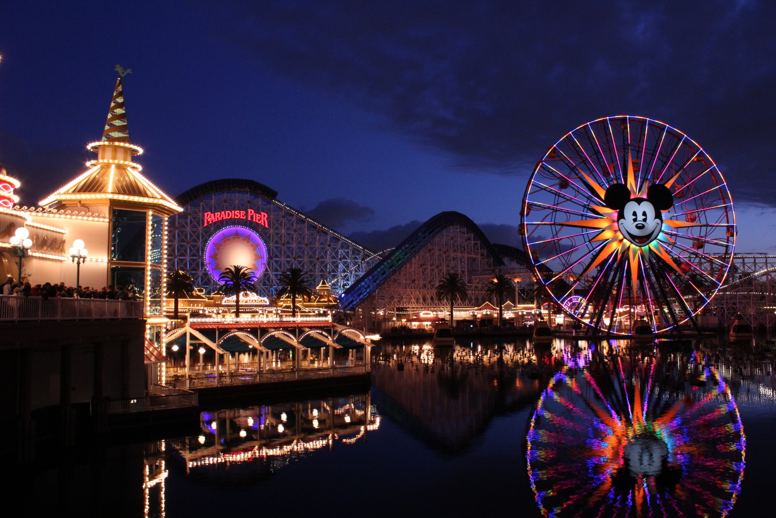 カリフォルニア, ミッキーマウス, ジェットコースター, ディズニーカリフォルニアアドベンチャー, パラダイス桟橋
