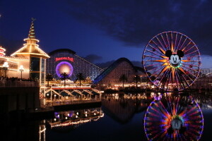 カリフォルニア, ディズニーカリフォルニアアドベンチャー, ミッキーマウス, パラダイス桟橋, ジェットコースター