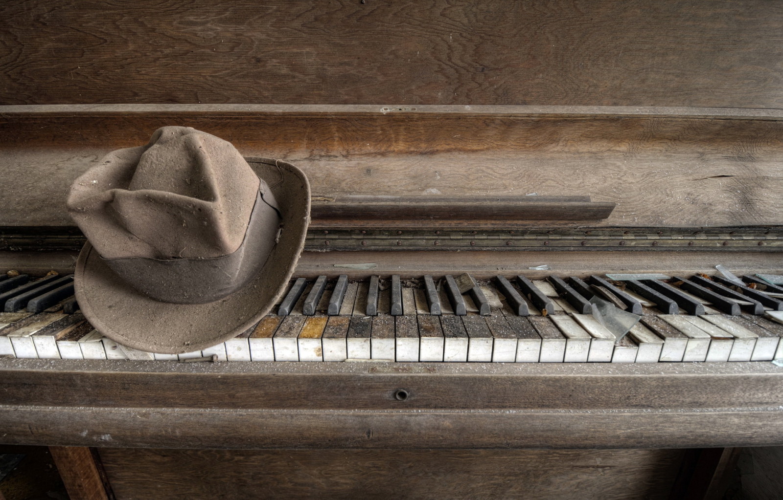 背景, 帽子, 钢琴