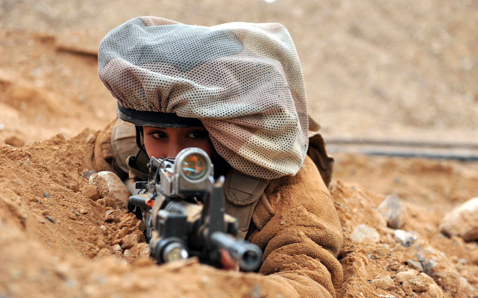 gadis, senjata, Tentara, Angkatan Pertahanan Israel