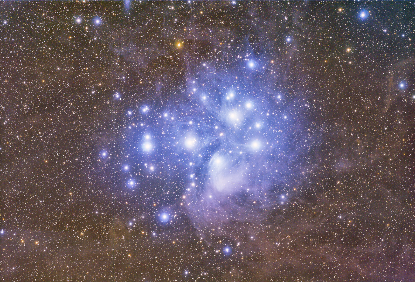 Pleiades, gugus bintang, M-45