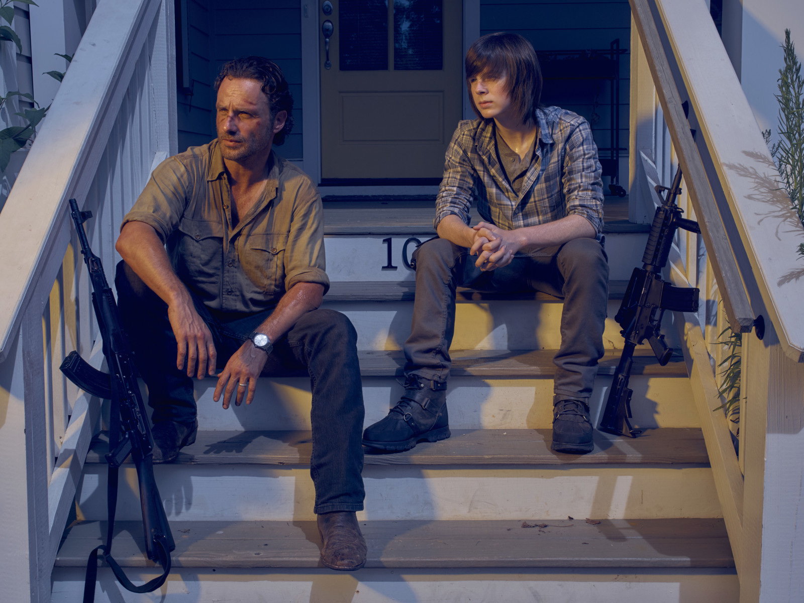 Xác sống, Andrew Lincoln, Chandler Riggs, rick grimes, Carl Grimes