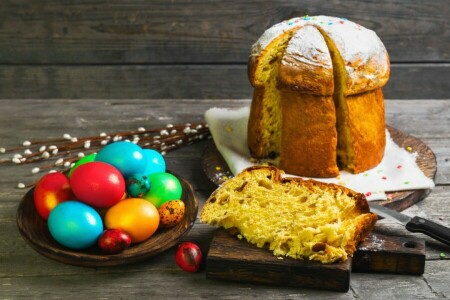 蛋糕, 复活节, 蛋, 韦尔巴
