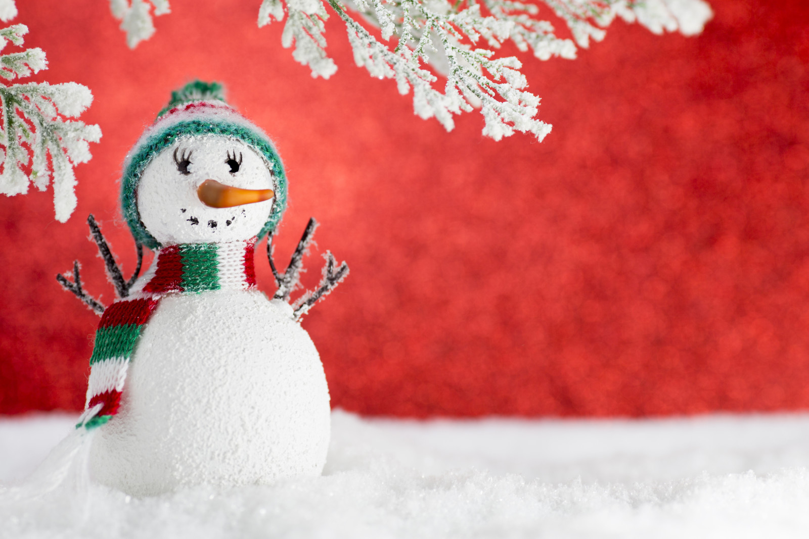 雪, 新年, 圣诞, 装饰, 快活的, 冬季, 圣诞节, 雪人
