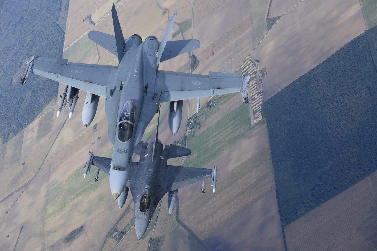비행, F-16, 싸우는 팔콘, 파이터, 호넷, CF-18