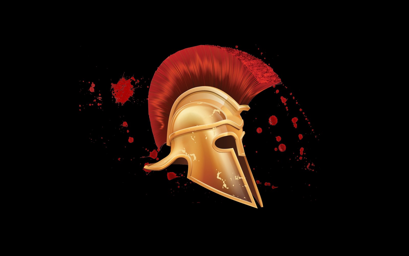 máu, mũ sắt của lính, người Spartan