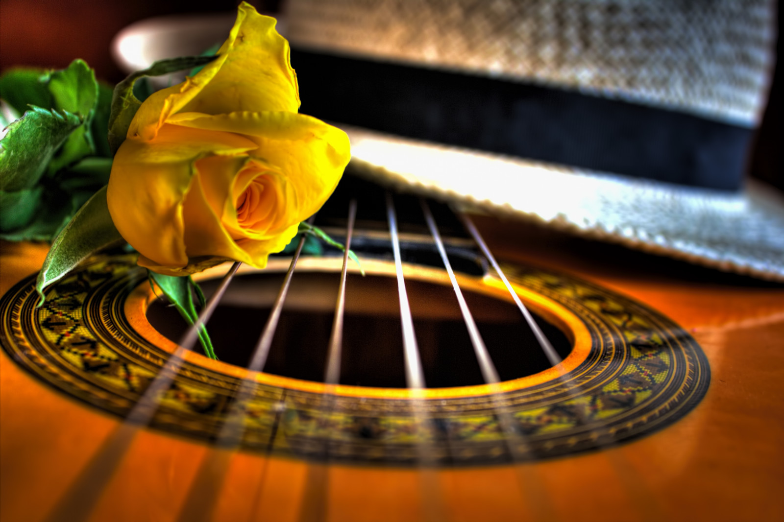 makro, mawar, gitar