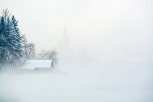 霧, 雪, 冬