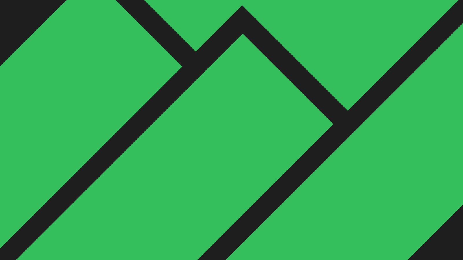 线, 绿色, 极简主义, 跳闸, Manjaro Linux, 材料设计, 平面