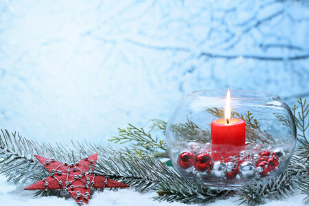 クリスマス, デコレーション, メリー, 新年, 雪, おもちゃ, 冬