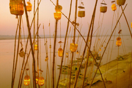インド, 提灯祭り, ガンジス川, ウッタル・プラデーシュ