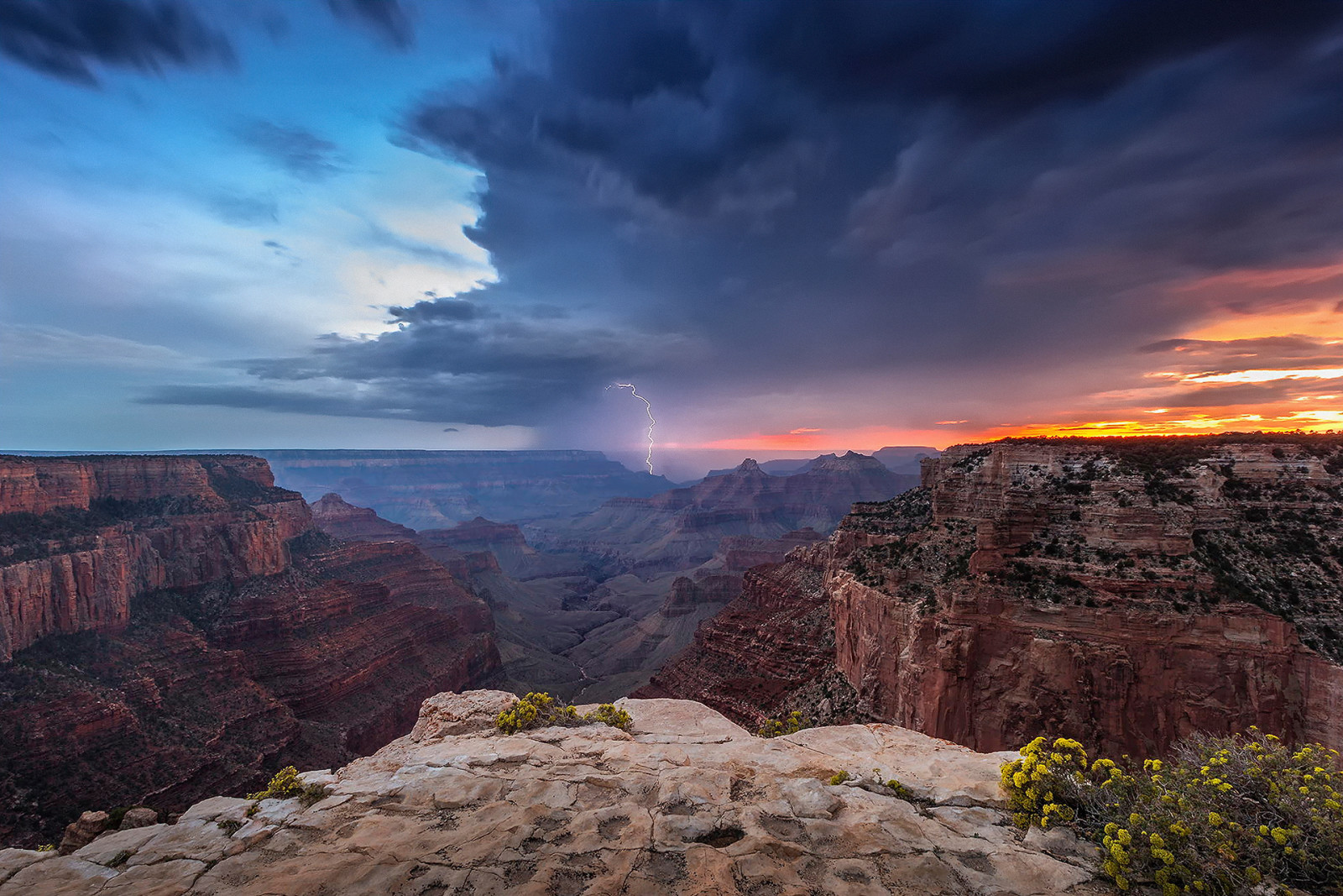 Amerika Serikat, petir, Grand Canyon, Arizona