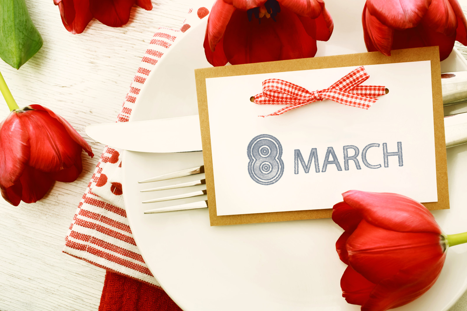 Hoa tulip, đĩa, 08 Tháng 3, ngày của phụ nữ, phục vụ, Ngày lễ