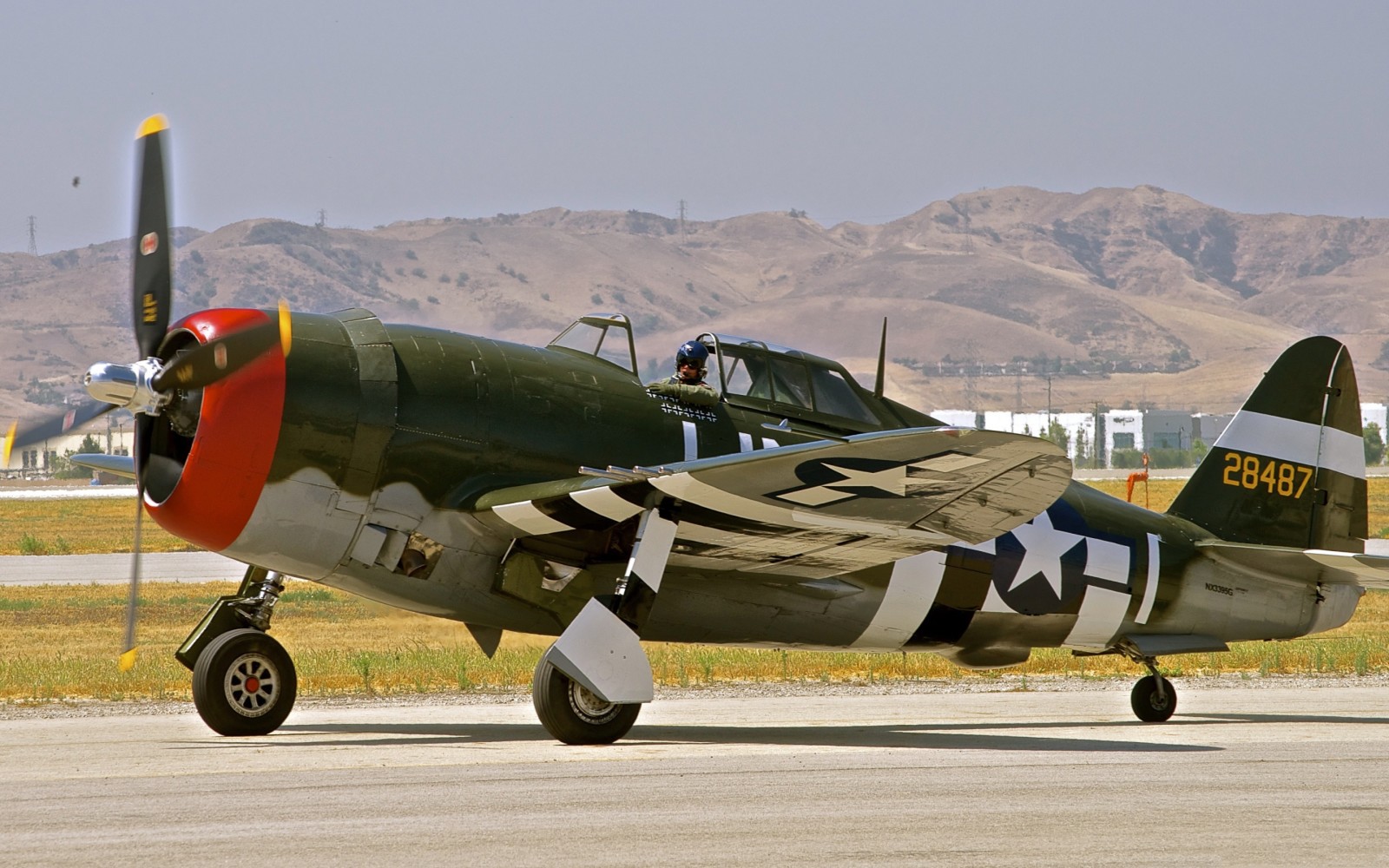 레트로, 벼락, P-47, 전투기 폭격기, 공화국