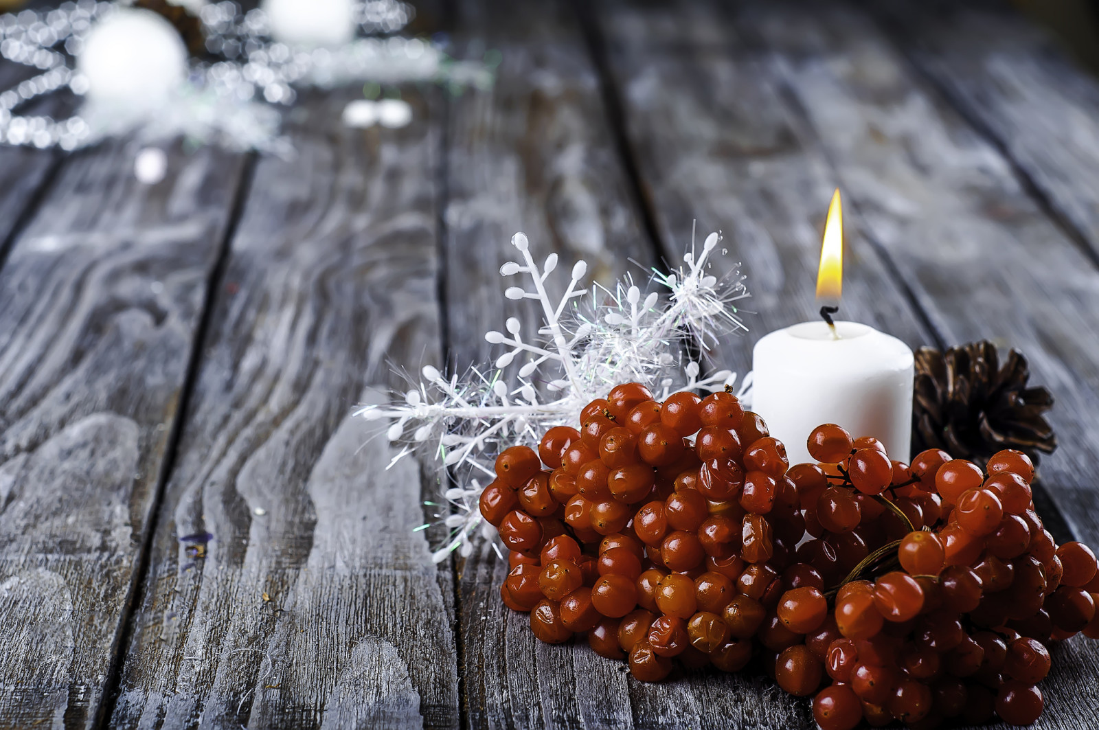 新年, 圣诞, 快活的, 圣诞节, 蜡烛, 罗文, 雪花, 尤利娅·玛祖库维奇（Yuliya Mazurkevich）