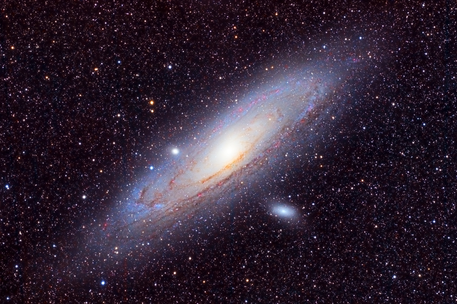 ruang, bintang, galaksi, Andromeda